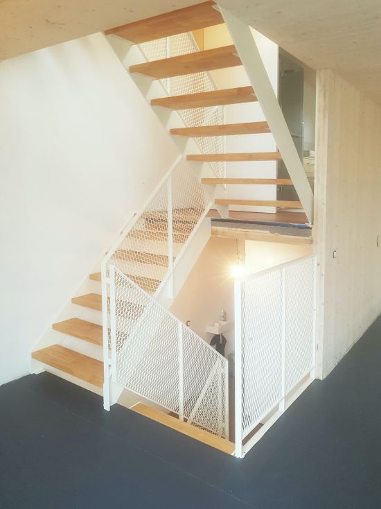 Op maat gemaakte trap en leuning