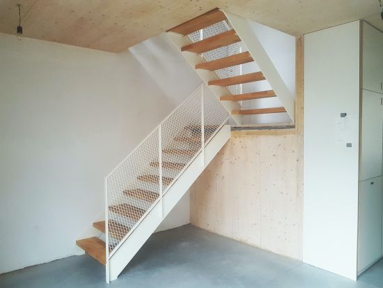 Op maat gemaakte trap en leuning